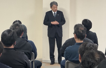 株式会社坂田酒販（入社式）